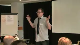 Corporate Comedy by Nick Hodder - Parody conference session / fake people & time management workshop