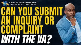 Can you submit an inquiry or complaint with the VA? White House hotline complaint.