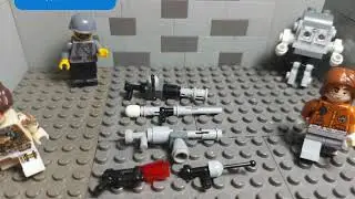 LEGO  оружия для человечков из деталек // ПРОСТЫЕ ДЕТАЛЬКИ