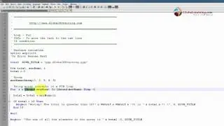 VB Scripting - Loops using FOR