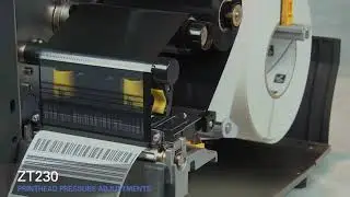 ZT230 - How to Adjust the Printhead Pressure