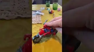 Spider motorcycle in the Kinder (Scam) Egg