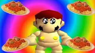 super mario 64 bloopers: mario's spahgetti addiction