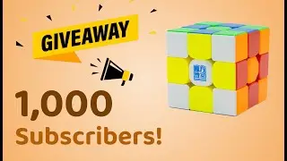 *1,000 Subscribers* Rubik's Cube Giveaway!!