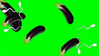 Eggplant & Sperm FREE Funny Green Screen