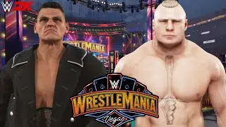 GUNTHER VS BROCK LESNAR WWE WORLD HEAVYWEIGHT TITLE MATCH WRESTLEMANIA 41 #brocklesnar #wrestlemania