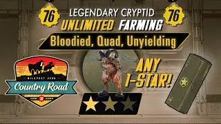 Unique Legendary Sheepsquatch Is An Unlimited 1 Star Legendary Farm - Fallout 76