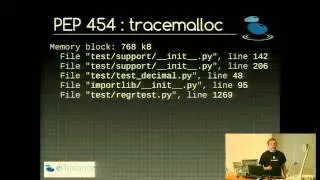 PyConFR 2013 - Victor Stinner - Traquer les fuites mémoire en Python