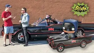 Reviewing A Batman Funko Pop With The Batmobile!