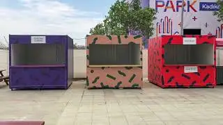 İBB Kültür A.Ş - Kiosk Tanıtım Satış Konteyner