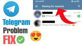 Telegram network Problem Solution || How To Fix waiting for network Problem In Telegram