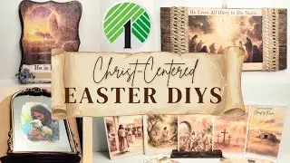 *Must See* Stunning & Easy Step-by-Step Dollar Tree Inspired Christ-Centered Easter Home Decor DIYs