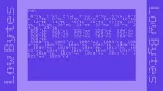 N"th * Print the ordinal suffix of a given integer * rosettacode.org * Commodore BASIC