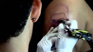 ERASMO TATTOO- TATUANDO -AL KABLE MY STUDIO -VIDEO by Rodrigo Films