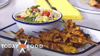 Salmon, shrimp and chicken skewers: Get the 3 zesty recipes!