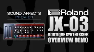 Roland JX-03 Boutique Synthesiser Overview Guide