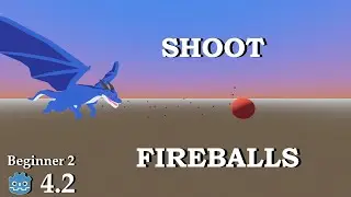 How to shoot projectile - Learn Godot 4 3D - no talking