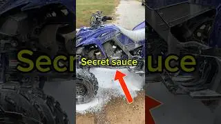 Washing raptor 700r with Secret sauce #offroad #atv  #shorts