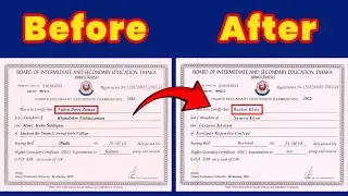 How to remove text from certificate in photoshop