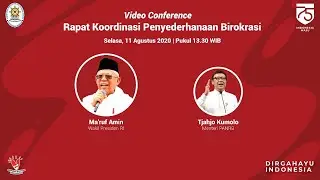 [LIVE] Rapat Koordinasi Penyederhanaan Birokrasi