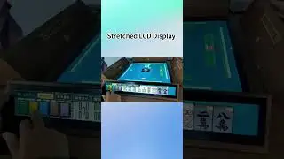 Stretched Bar LCD Display，stretched display screen，Stretched Monitor ，LCD Signages，play mahjong