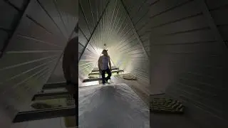 Жизнь в треугольном доме. Второй этаж в АФрейм доме. 