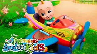 🚗🚤🚄Canção dos Veículos para Crianças: Aventuras Educativas em Movimento - LooLoo Kids em Português