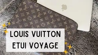 LOUIS VUITTON ETUI VOYAGE IN MONOGRAM | Review & What Fits in my 13