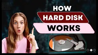 हार्ड डिस्क कैसे काम करती है | How Hard Disk Works inside | Wonderland Education