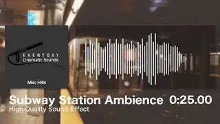 Subway Station Ambience | HQ Sound Effect
