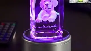 Customized 3D Crystal lamp