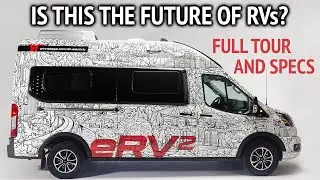All Electric Ford Motorhome Tour | Winnebago eRV2 Transit Camper Van