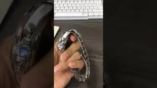 Wrist watch with brand logo MARK YOBO