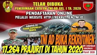 TNI AD Buka Rekrutmen 17.264 Prajurit