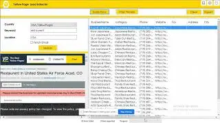 Yellow pages Scraper
