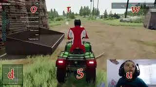 Kade playing Farming Simulator 22' Videos for kids and children. Gaming videos.