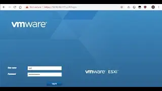 Установка гипервизора ESXi на VMware Workstation.