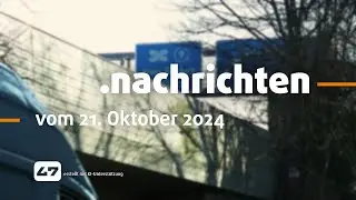 STUDIO 47 .nachrichten | 21.10.2024 | TRAGLAST: BERLINER BRÜCKE FÜR SCHWERTRANSPORTE GESPERRT