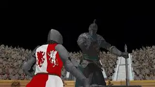 mmd knight fight animation.