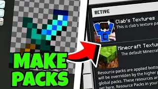 How to MAKE Texture Packs in MCPE on Android/iOS 2023