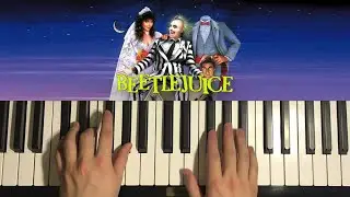 How To Play - Beetlejuice - Main Title (Piano Tutorial Lesson) | Danny Elfman