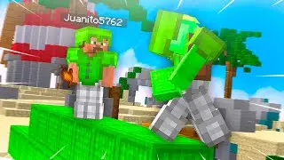 BEDWARS pero CARREO a JUGADORES ALEATORIOS en NO PREMIUM...