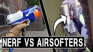 Destroying Airsoft Players with Noob Nerf Gun!