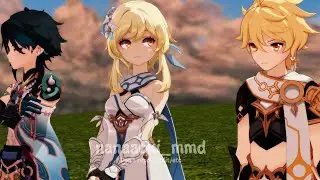 Lumine Yaoi idea /MMD x Genshin impact/ Xiao||Aether||Lumine
