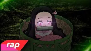 [REEDITADO] Refrão | Rap da Nezuko 🌺 (Demon Slayer) - A ONI MAIS FORTE | Fanit