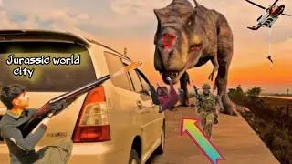 Most Realistic T-Rex Chase 2023|Jurassic Park Fan Made Short Film| 4 Minute Films Move