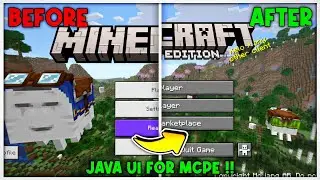 Java UI For MCPE 1.21+ 😍 | Real Java Feel + 100% Working🔥