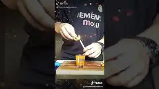 How to flame an orange zest -by Rahul Chowdhury