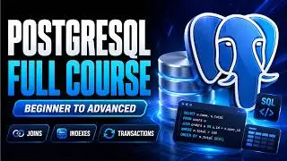 PostgreSQL Full course 2026 | Learn PostgreSQL in One Video