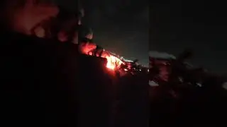 Fire in a factory - Φωτιά σε εργοστάσιο